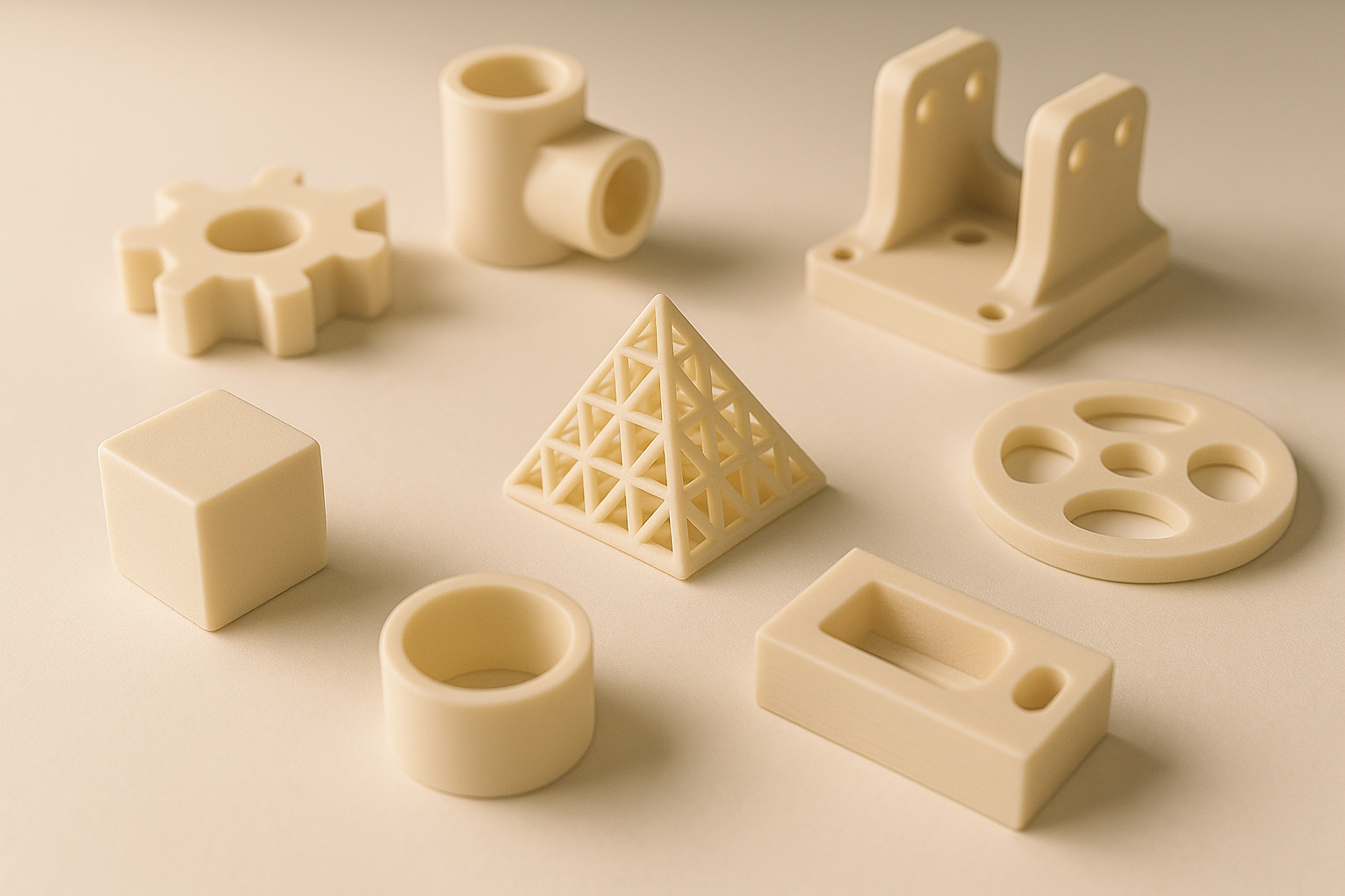 3D-gedruckte Bauteile und Prototypen